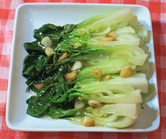 bok choy with garlic sauce