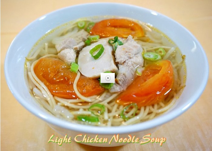 light chicken noodle soup